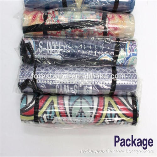China Supplier New Product Printed non-slip Natural Rubber Yoga Mat